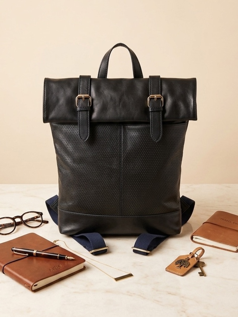 Black Stylish Backpack NWT